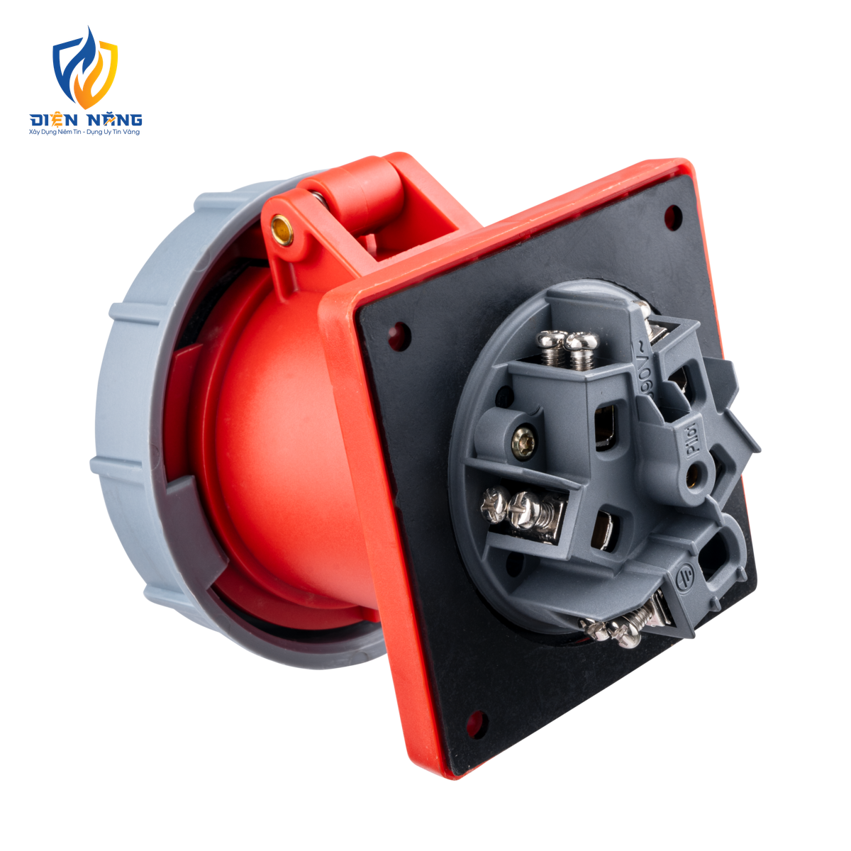 Ổ cắm loại cố định bắt trên bảng điện 5 cực, 63A, IP67 mã MPN-3352 - anh 2