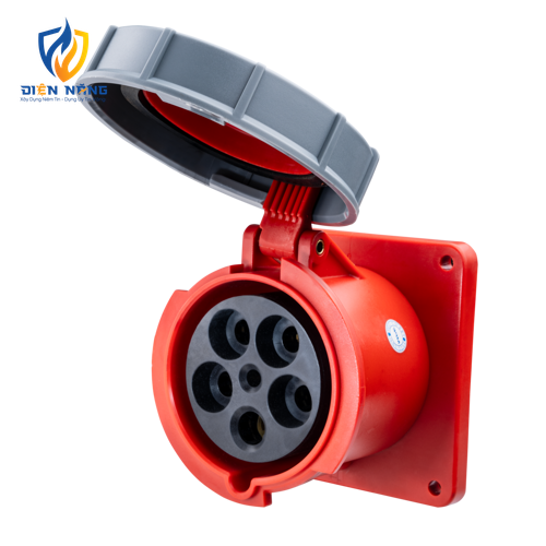 Ổ cắm loại cố định bắt trên bảng điện 5 cực, 125A, IP67 mã MPN-3452
