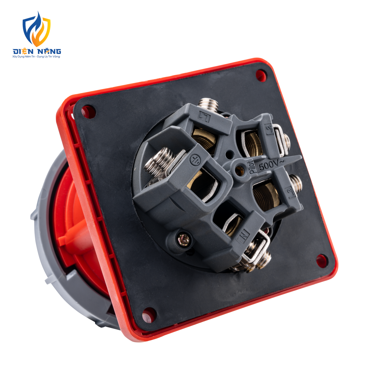Ổ cắm loại cố định bắt trên bảng điện 5 cực, 125A, IP67 mã MPN-3452 - anh 2