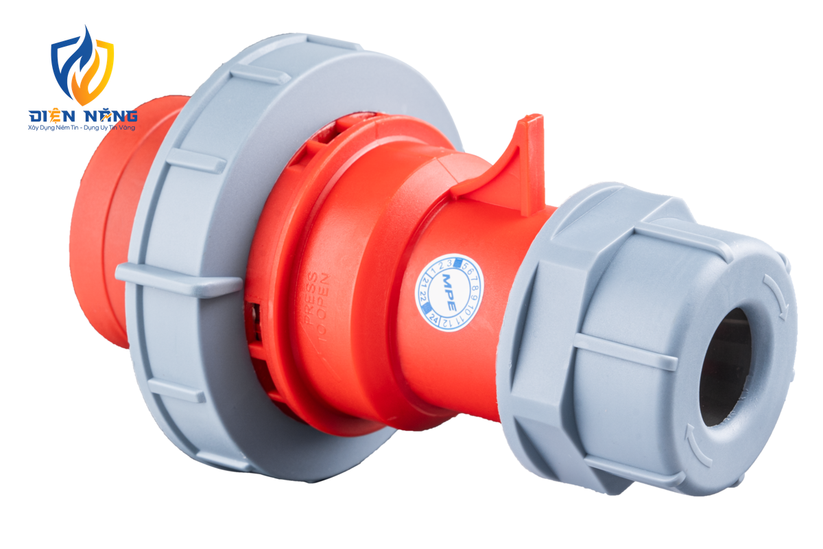 Phích cắm loại di động có kẹp giữ dây 4 cực, 32A, IP67 mã MPN-0242 - anh 3