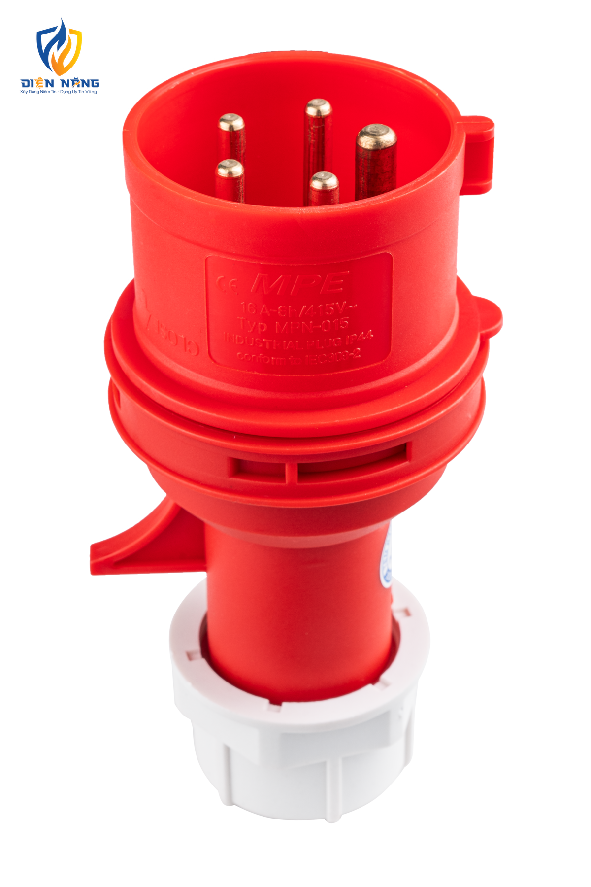Phích cắm loại di động có kẹp giữ dây 5 cực, 16A, IP44 mã MPN-015 - anh 2