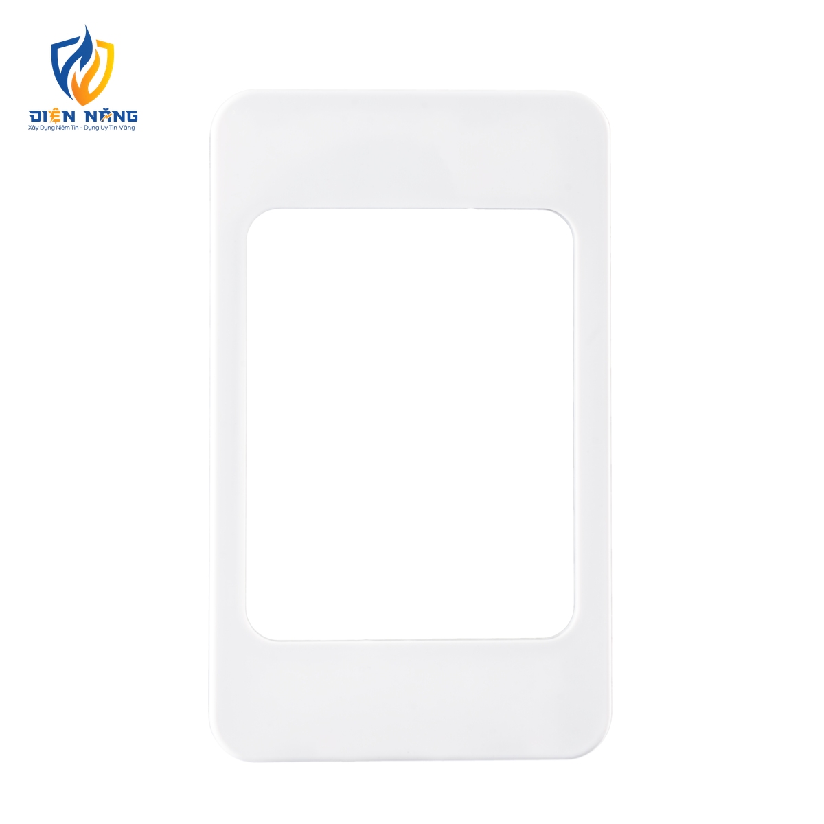 Mặt viền đơn màu trắng kiểu Iphone KT120x71.5mm mã A20-IP