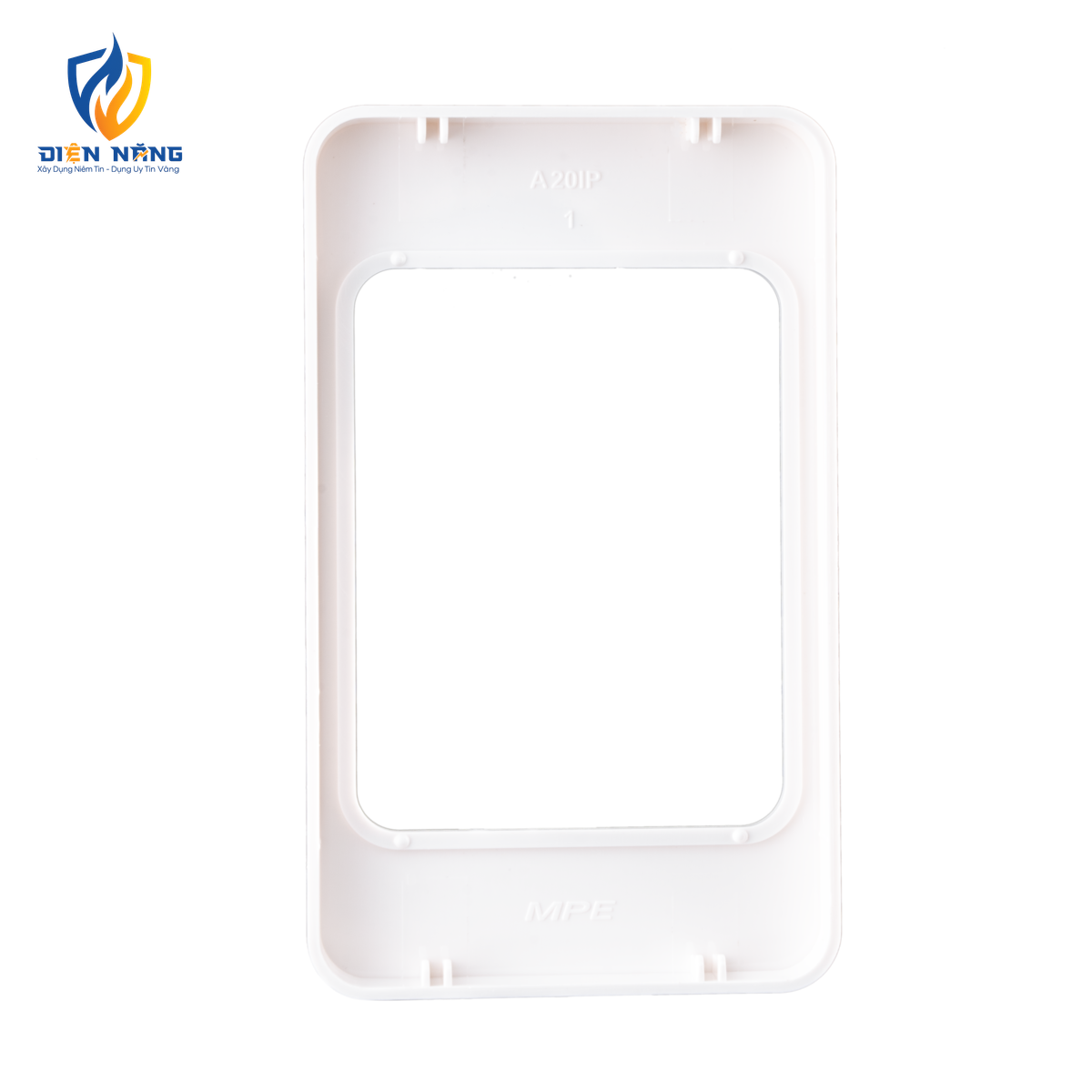 Mặt viền đơn màu trắng kiểu Iphone KT120x71.5mm mã A20-IP - anh 2