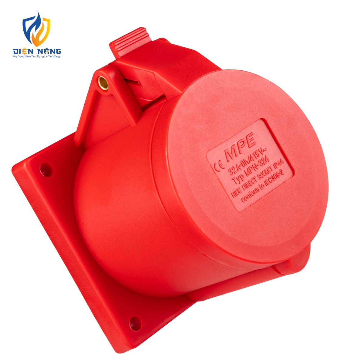 Ổ cắm loại cố định bắt trên bảng điện 4 cực, 16A, IP44 mã MPN-314 - anh 3