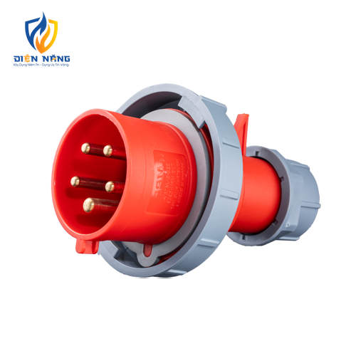 Phích cắm loại di động có kẹp giữ dây 5 cực, 32A, IP67 mã MPN-0252