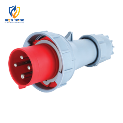 Phích cắm loại di động có kẹp giữ dây 4 cực, 63A, IP67 mã MPN-0342