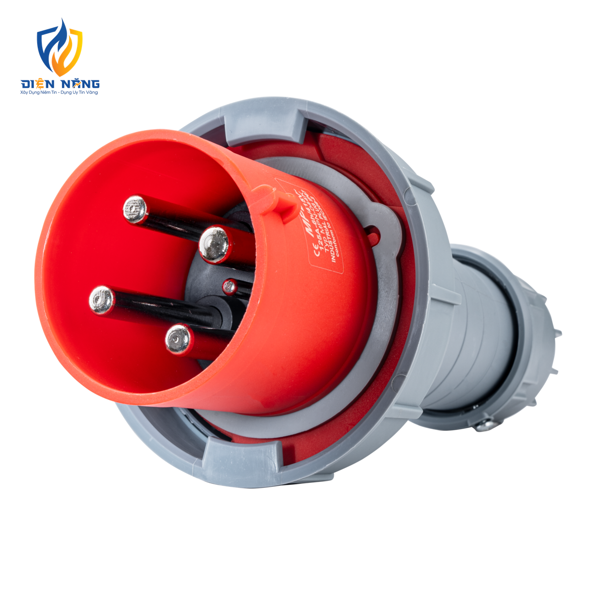 Phích cắm loại di động có kẹp giữ dây 4 cực, 125A, IP67 mã MPN-044K - anh 4