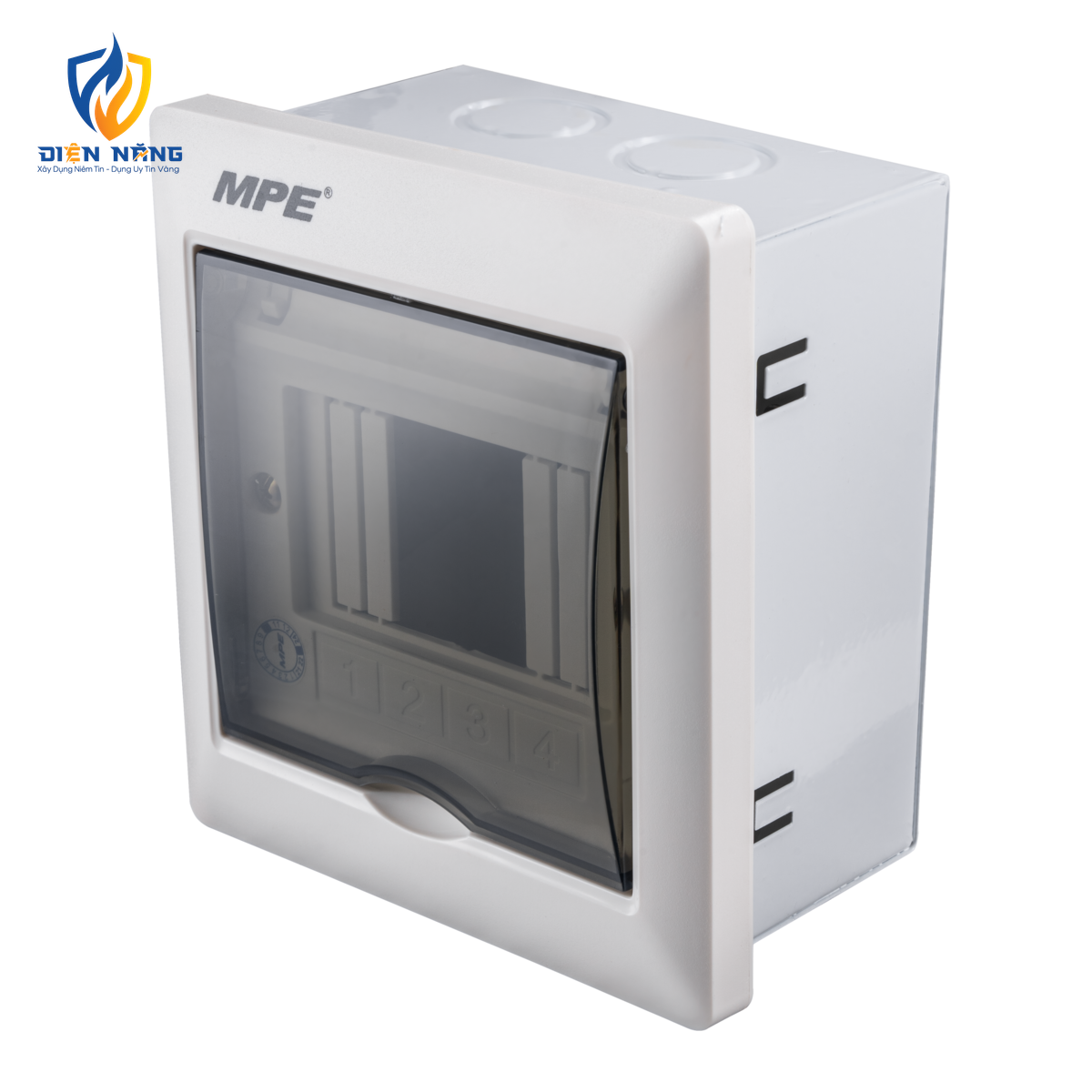 Tủ điện âm tường chứa MCB 2-4 cực mã TS-4