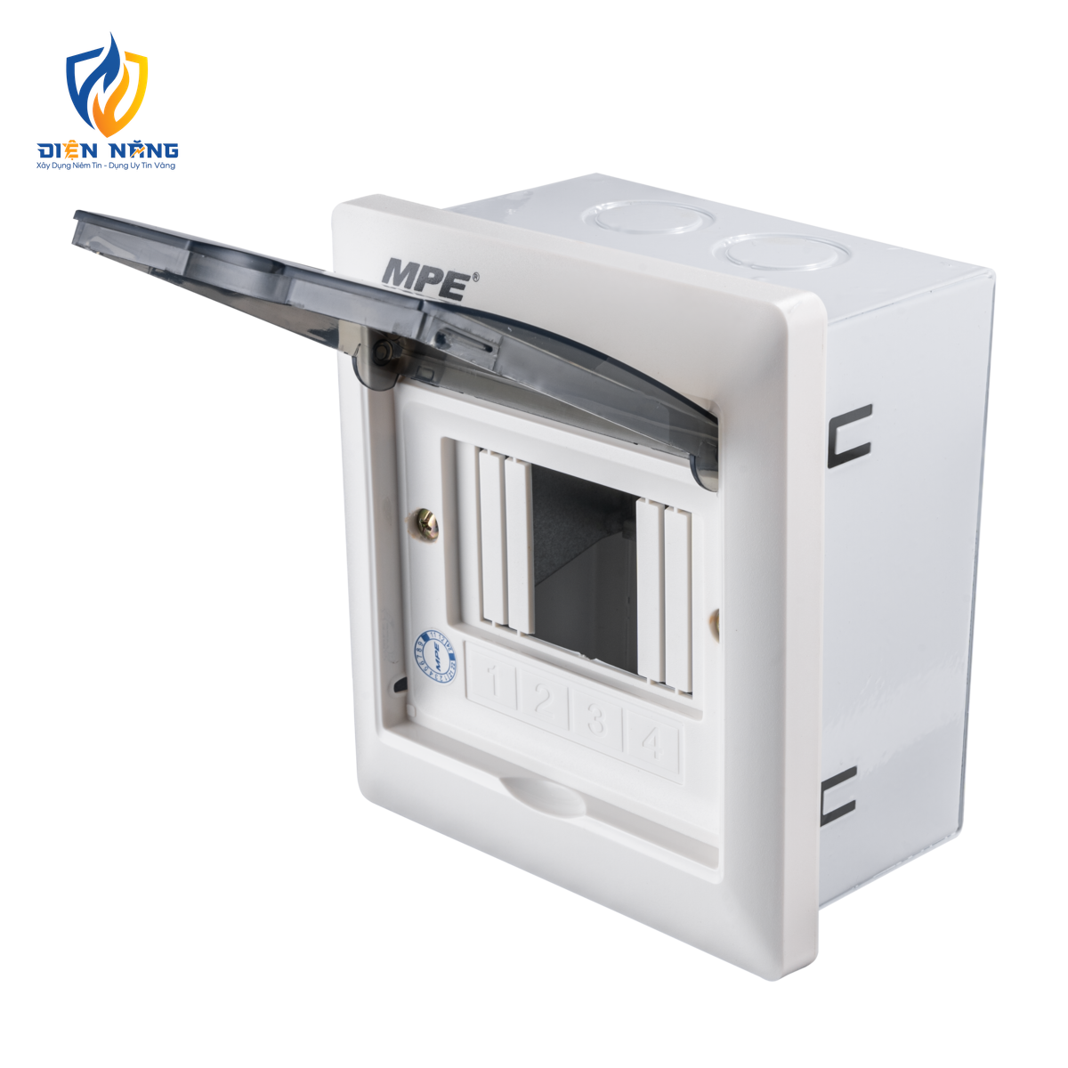 Tủ điện âm tường chứa MCB 2-4 cực mã TS-4 - anh 2