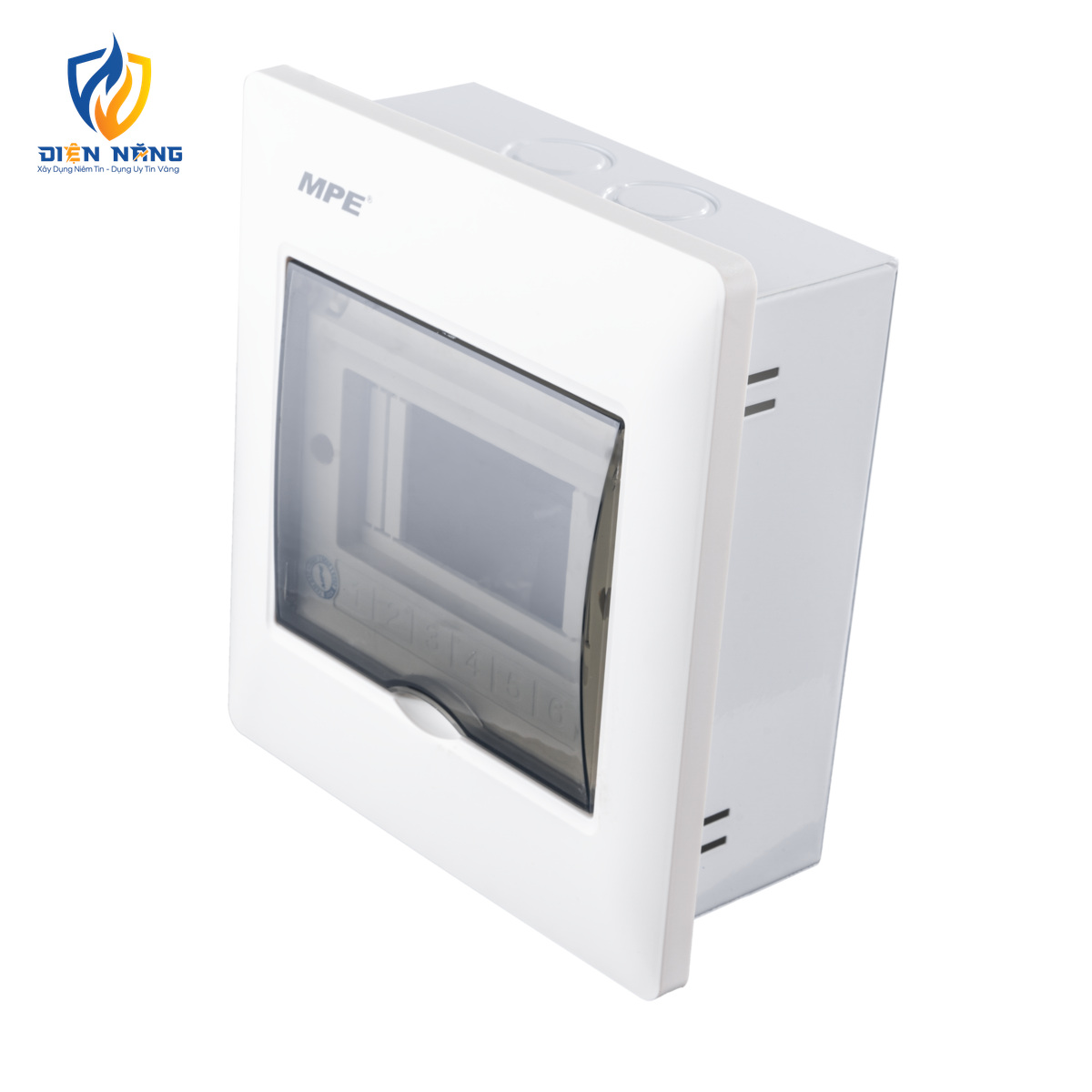 Tủ điện âm tường chứa MCB 5-6 cực mã TS-6
