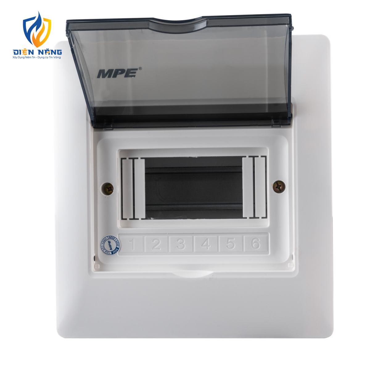Tủ điện âm tường chứa MCB 5-6 cực mã TS-6 - anh 2