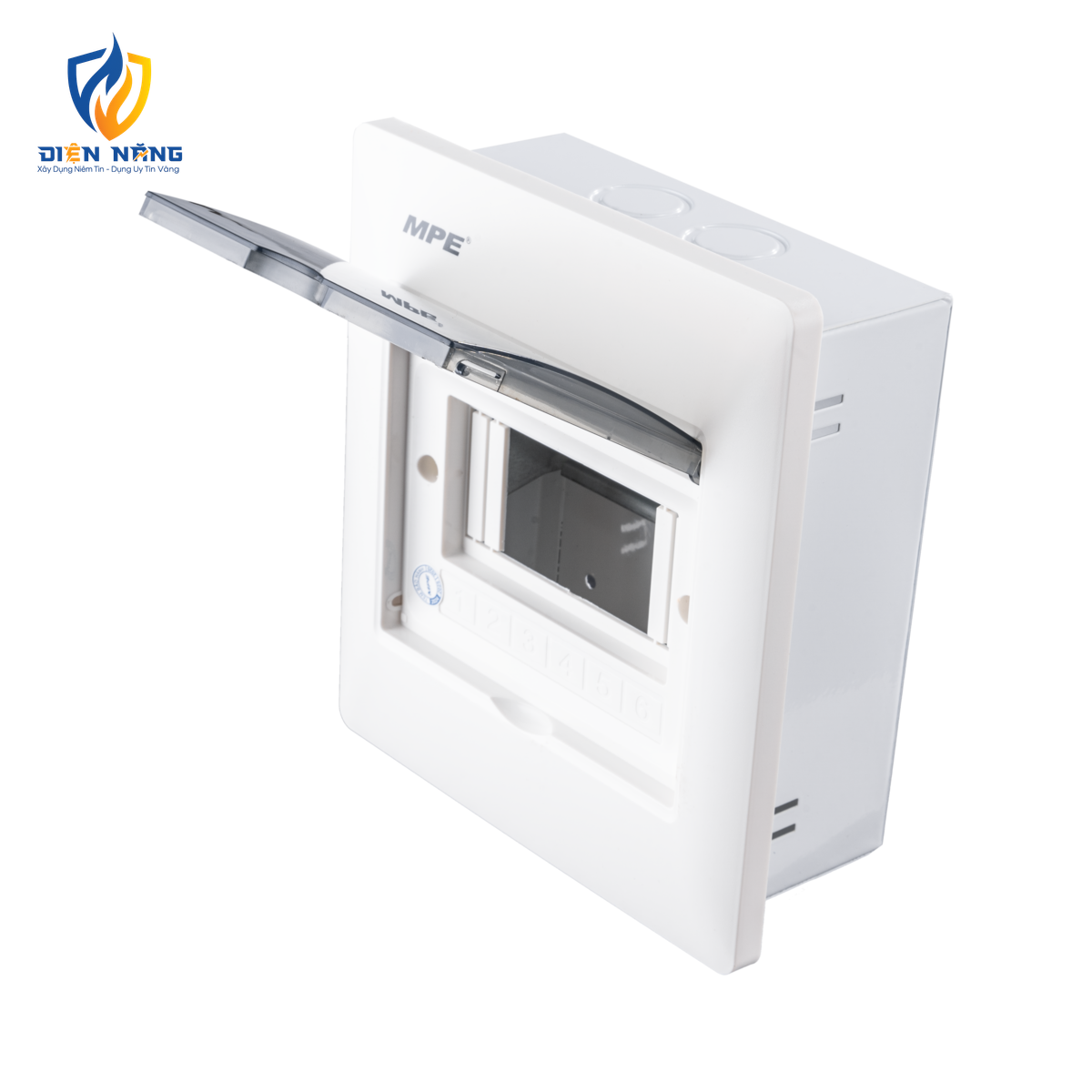 Tủ điện âm tường chứa MCB 5-6 cực mã TS-6 - anh 3