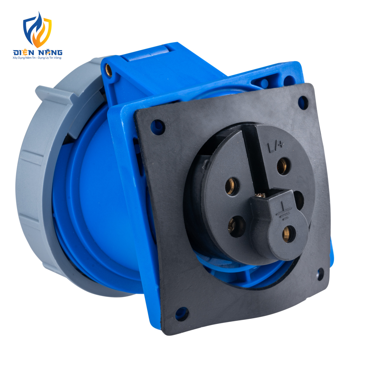 Ổ cắm loại cố định bắt trên bảng điện 3 cực, 32A, IP67 mã MPN-3232 - anh 2