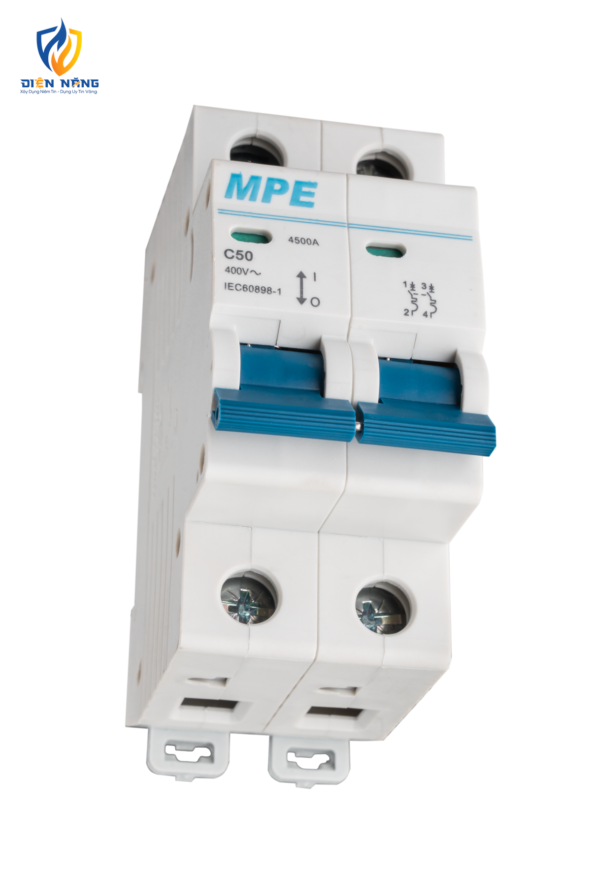 Cầu dao tự động MCB 2 cực, 50A, 6kA mã MP6-C250 - anh 3