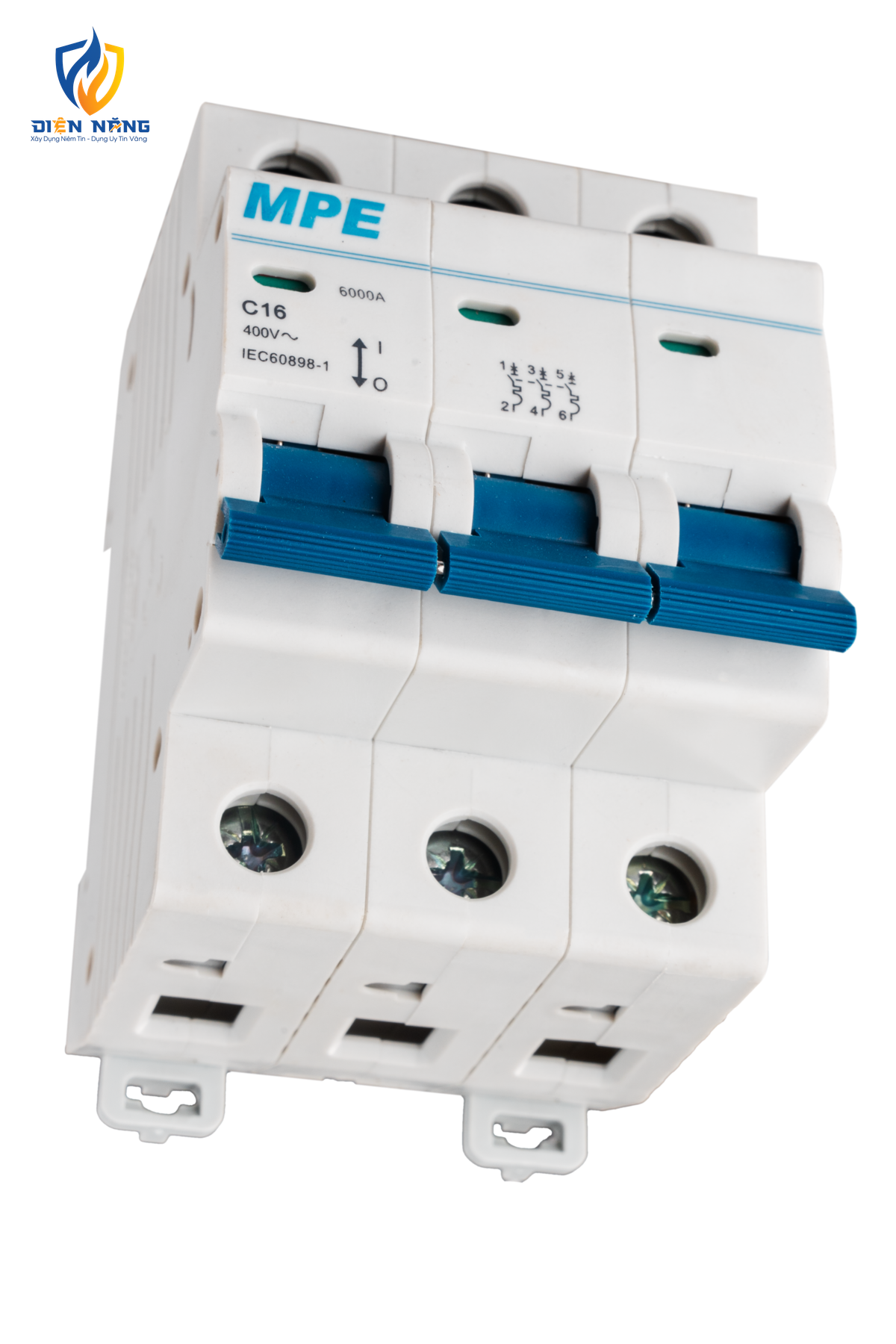 Cầu dao tự động MCB 3 cực, 16A, 6kA mã MP6-C316 - anh 3