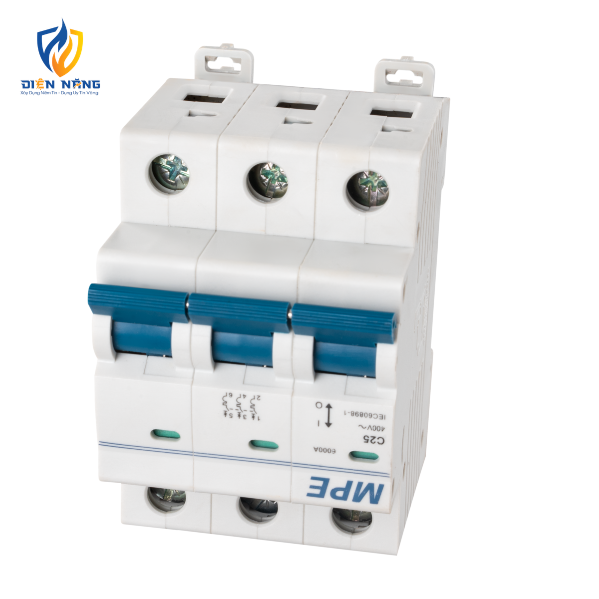 Cầu dao tự động MCB 3 cực, 25A, 6kA mã MP6-C325 - anh 2