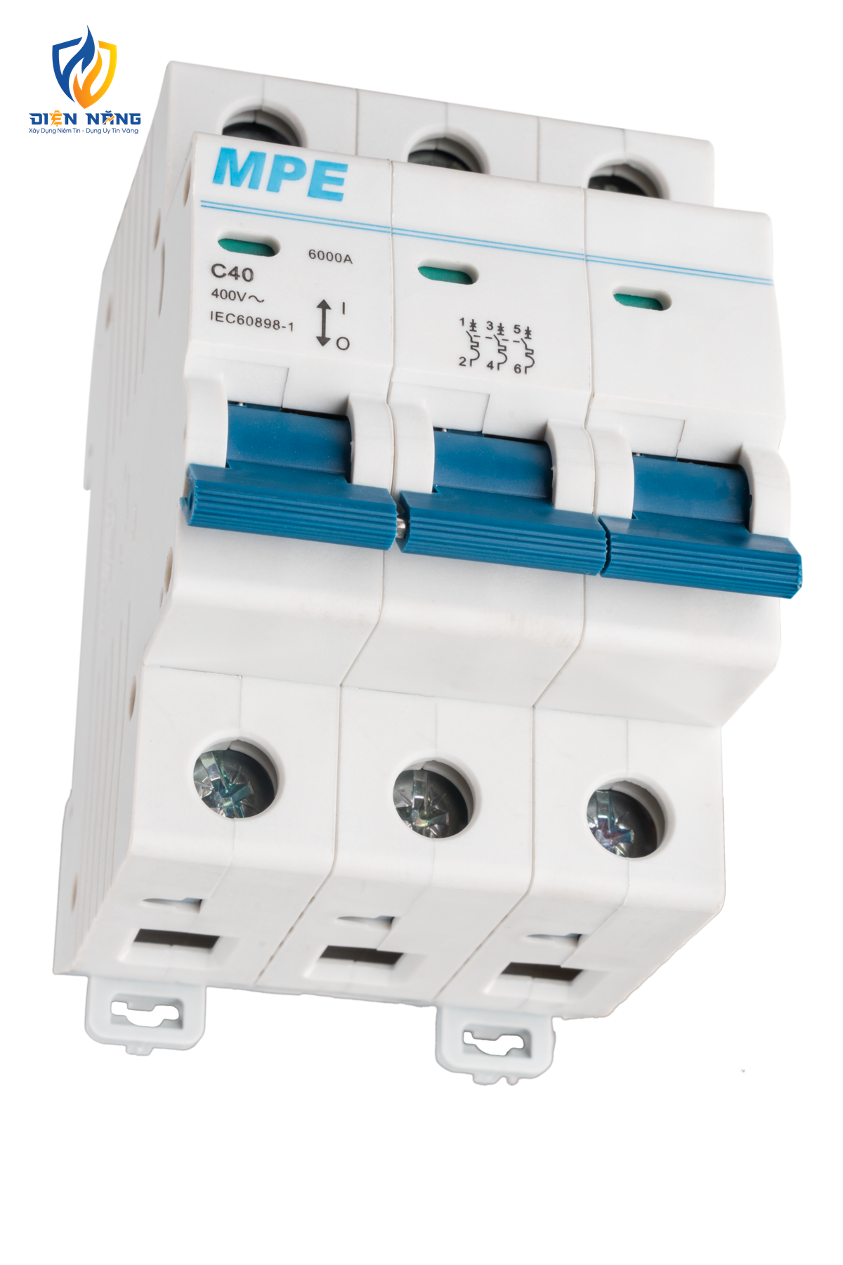 Cầu dao tự động MCB 3 cực, 40A, 6kA mã MP6-C340 - anh 3