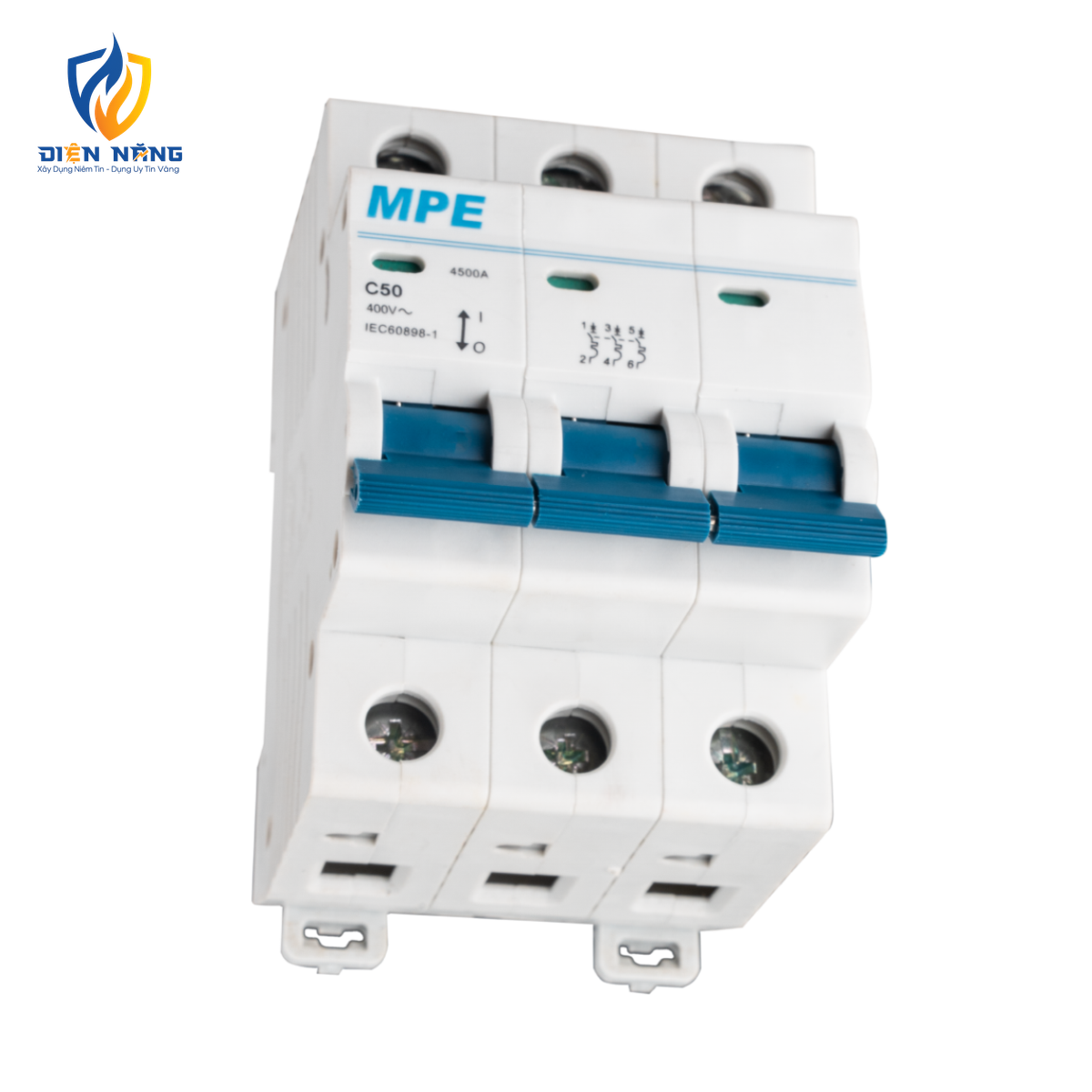 Cầu dao tự động MCB 3 cực, 50A, 4.5kA mã MP4-C350 - anh 2