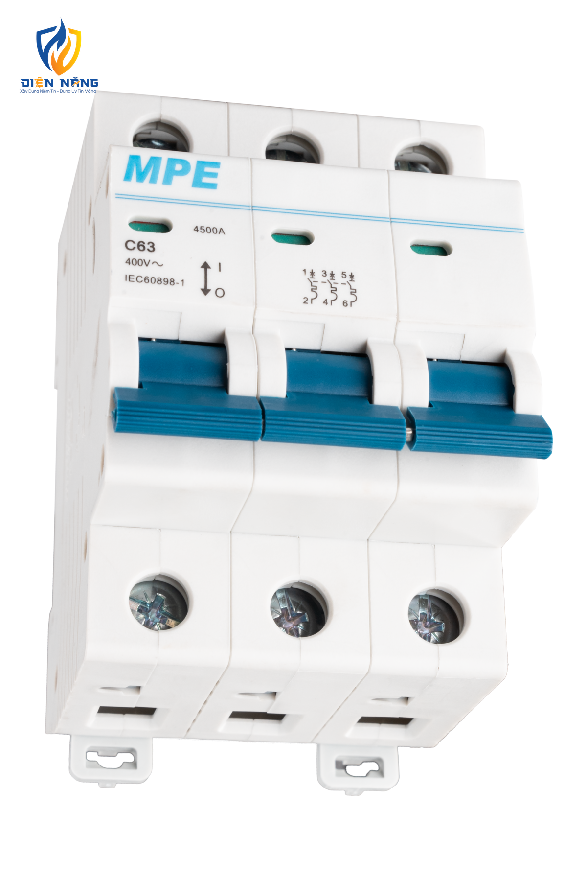 Cầu dao tự động MCB 3 cực, 63A, 4.5kA mã MP4-C363 - anh 2
