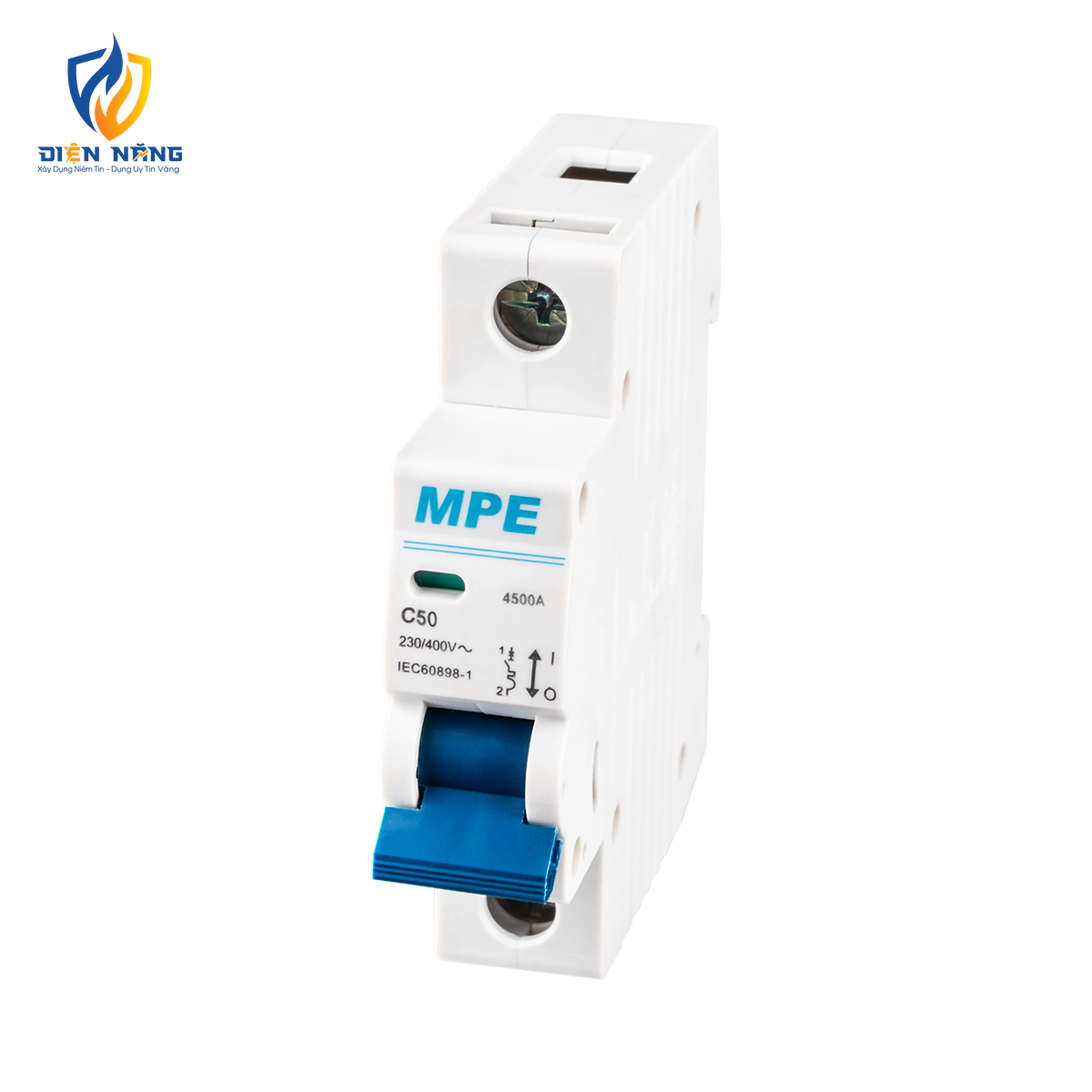 Cầu dao tự động MCB 1 cực, 50A, 4.5kA mã MP4-C150 - anh 2