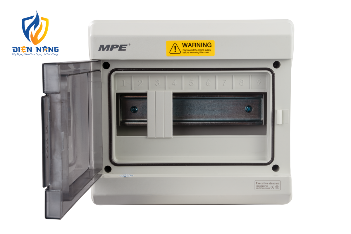 Tủ điện chống thấm IP66 chứa MCB 7-9 cực WP-9 - anh 3