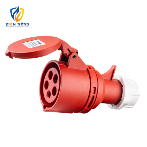Ổ cắm di động có kẹp giữ dây 5 cực, 16A, IP44 mã MPN-215
