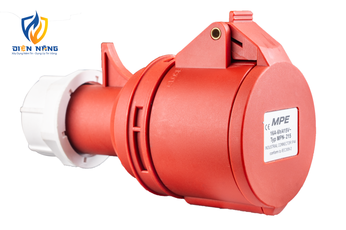 Ổ cắm di động có kẹp giữ dây 5 cực, 16A, IP44 mã MPN-215 - anh 2