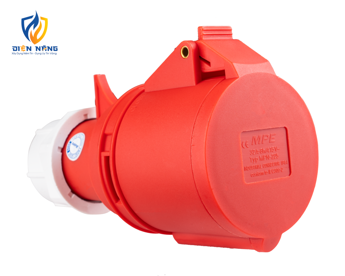 Ổ cắm di động có kẹp giữ dây 5 cực, 32A, IP44 mã MPN-225 - anh 2