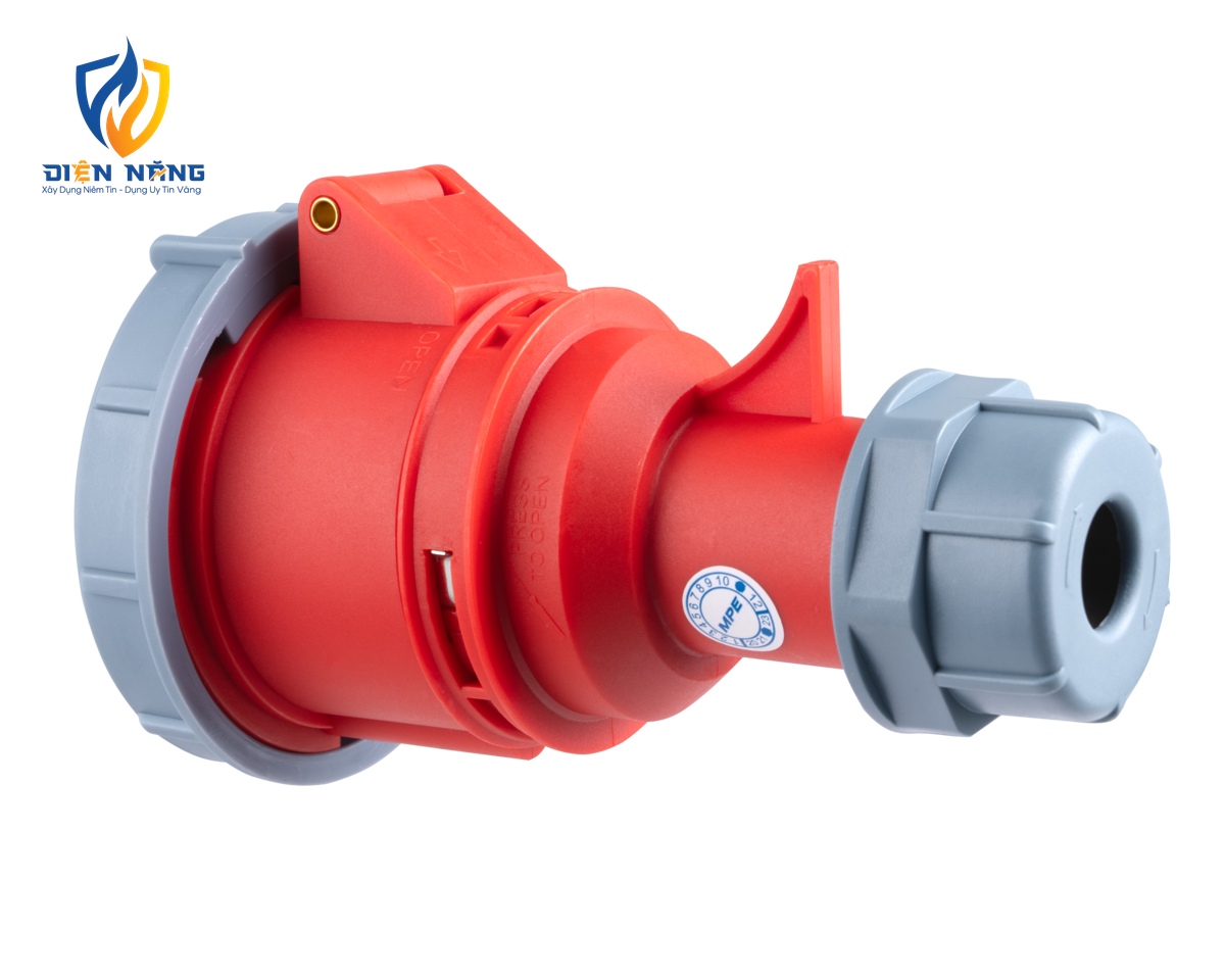 Ổ cắm di động có kẹp giữ dây 5 cực, 16A, IP67 mã MPN-2152 - anh 2