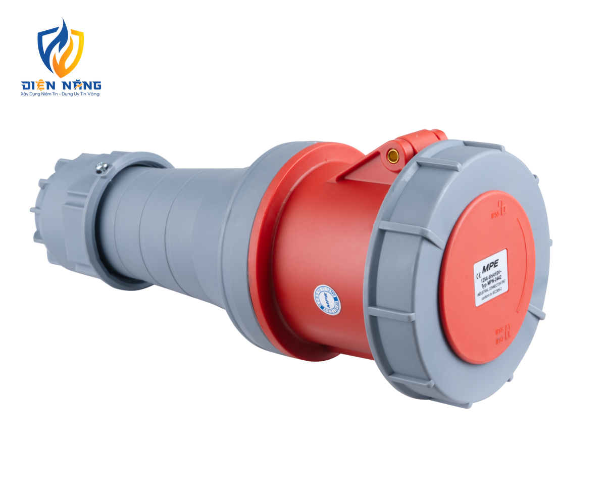 Ổ cắm di động có kẹp giữ dây 4 cực, 125A, IP67 mã MPN-2442 - anh 3