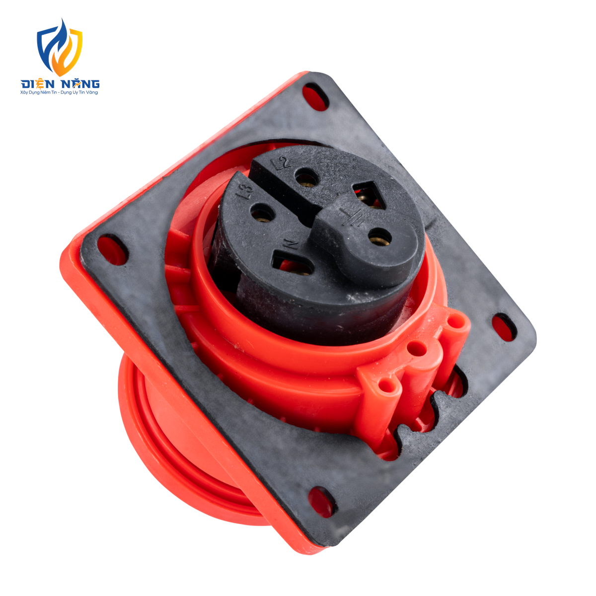 Ổ cắm loại cố định bắt trên bảng điện xéo 5 cực, 16A, IP44 mã MPN-415 - anh 3