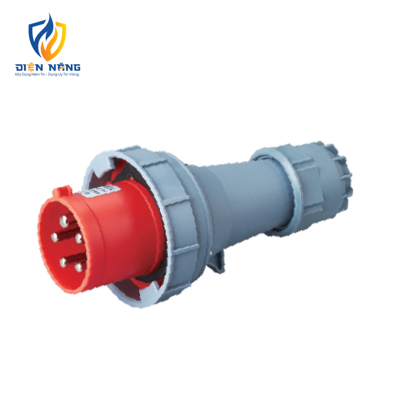 Phích cắm loại di động có kẹp giữ dây 5 cực, 63A, IP67 mã MPN-0352
