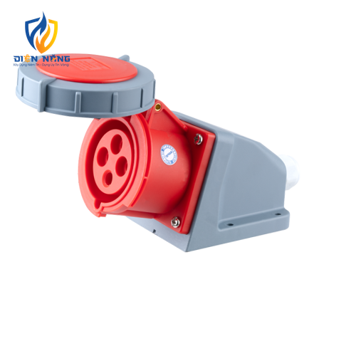 Ổ cắm cố định bắt trên tường 4 cực, 32A, IP67 mã MPN-1242