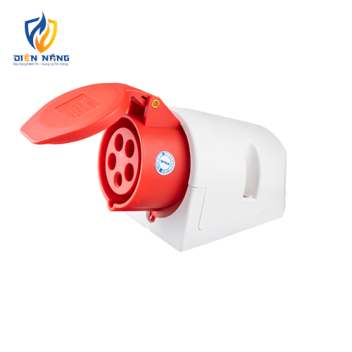 Ổ cắm cố định bắt trên tường 5 cực, 16A, IP44 mã MPN-115