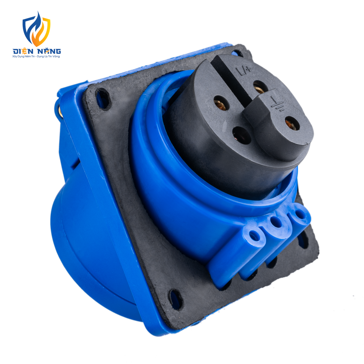 Ổ cắm loại cố định bắt trên bảng điện xéo 3 cực, 32A, IP44 mã MPN-423 - anh 2