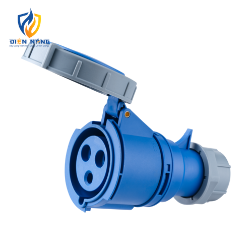 Ổ cắm di động có kẹp giữ dây 3 cực, 32A, IP67 mã MPN-2232