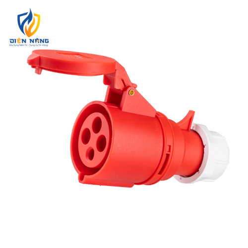 Ổ cắm di động có kẹp giữ dây 4 cực, 32A, IP44 mã MPN-224