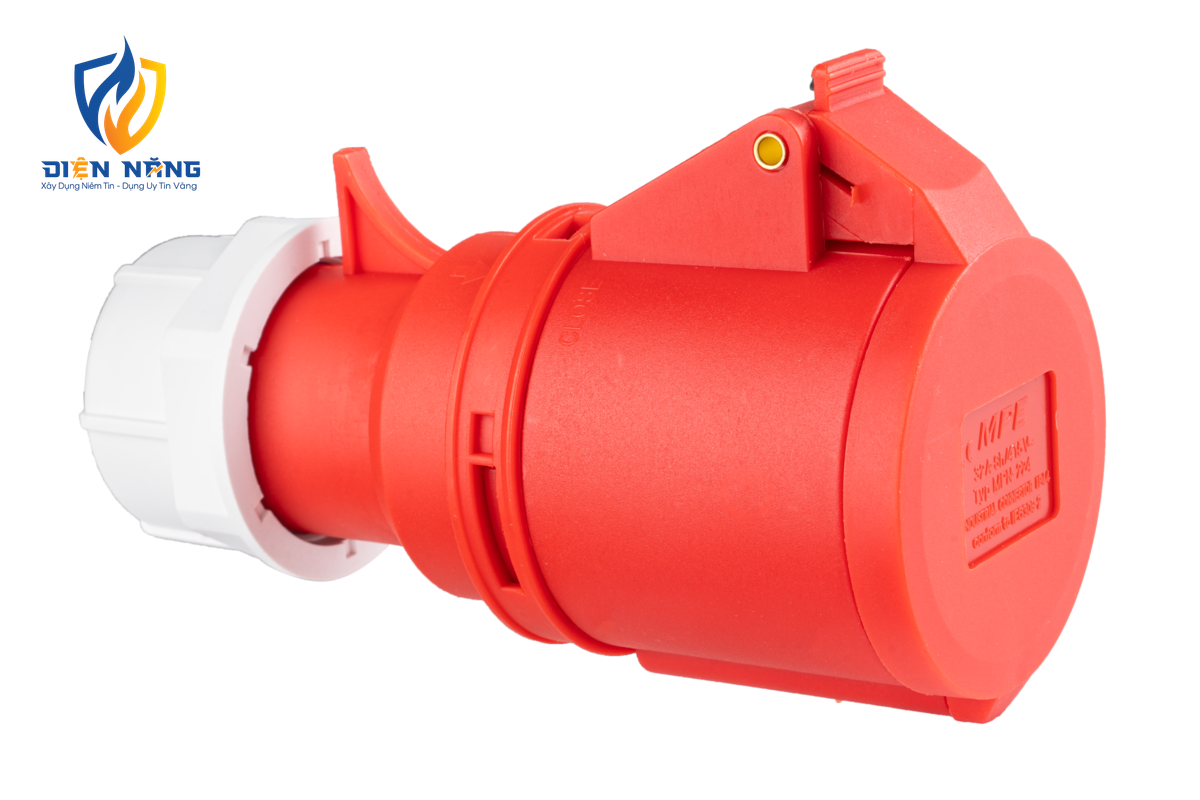 Ổ cắm di động có kẹp giữ dây 4 cực, 32A, IP44 mã MPN-224 - anh 2