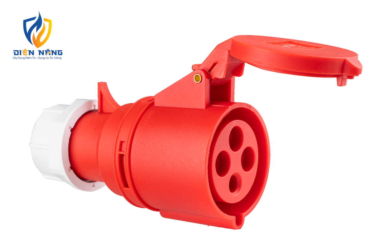 Ổ cắm di động có kẹp giữ dây 4 cực, 32A, IP44 mã MPN-224 - anh 3