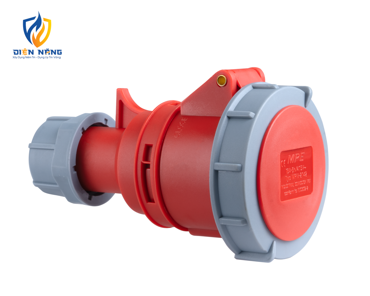 Ổ cắm di động có kẹp giữ dây 4 cực, 16A, IP67 mã MPN-2142 - anh 3