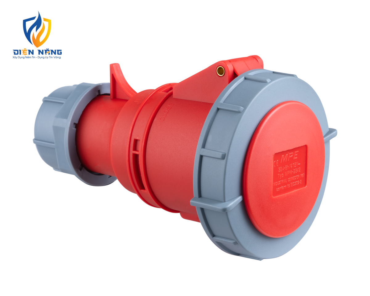 Ổ cắm di động có kẹp giữ dây 4 cực, 32A, IP67 mã MPN-2242 - anh 2
