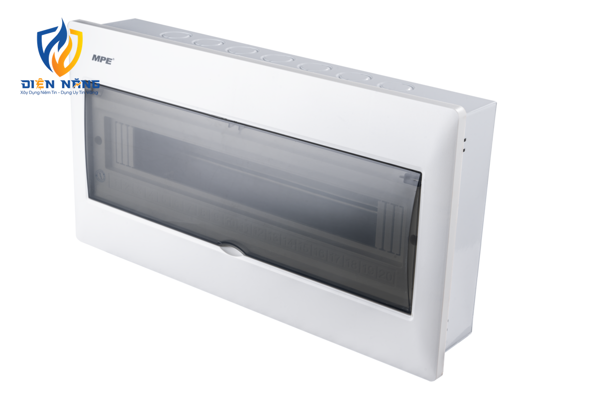 Tủ điện âm tường chứa MCB 15-20 cực mã TS-20