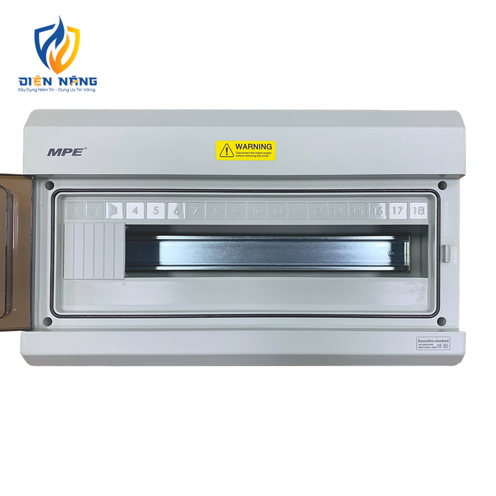 Tủ điện chống thấm IP66 chứa MCB 13-18 cực WP-18 - anh 2