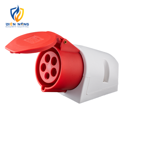 Ổ cắm cố định bắt trên tường 5 cực, 32A, IP44 mã MPN-125