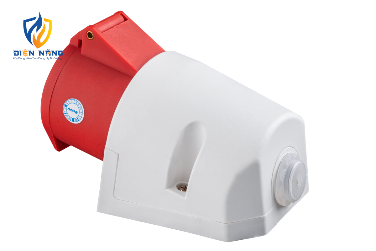 Ổ cắm cố định bắt trên tường 5 cực, 32A, IP44 mã MPN-125 - anh 3