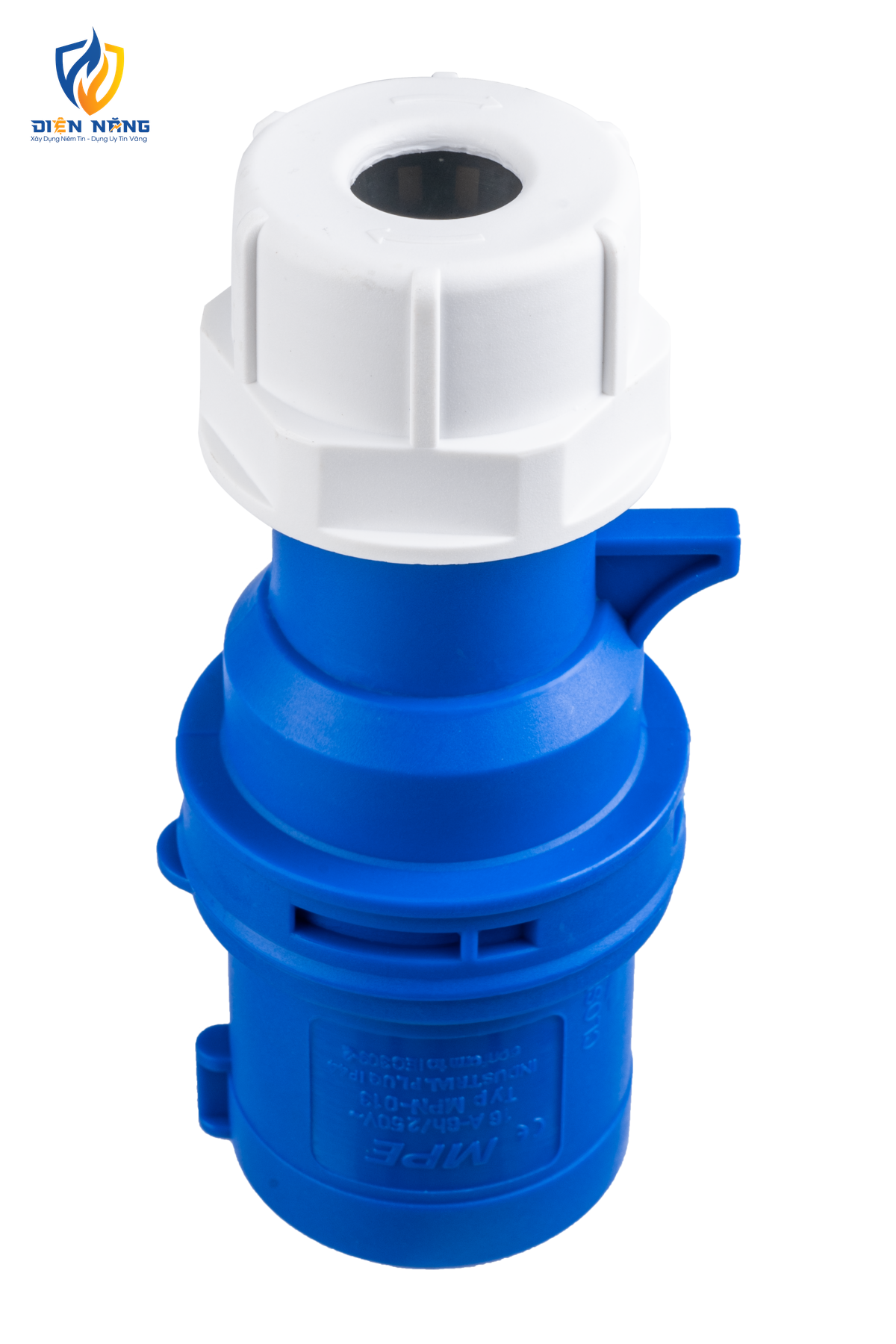 Phích cắm loại di động có kẹp giữ dây 3 cực, 16A, IP44 mã MPN-013 - anh 4