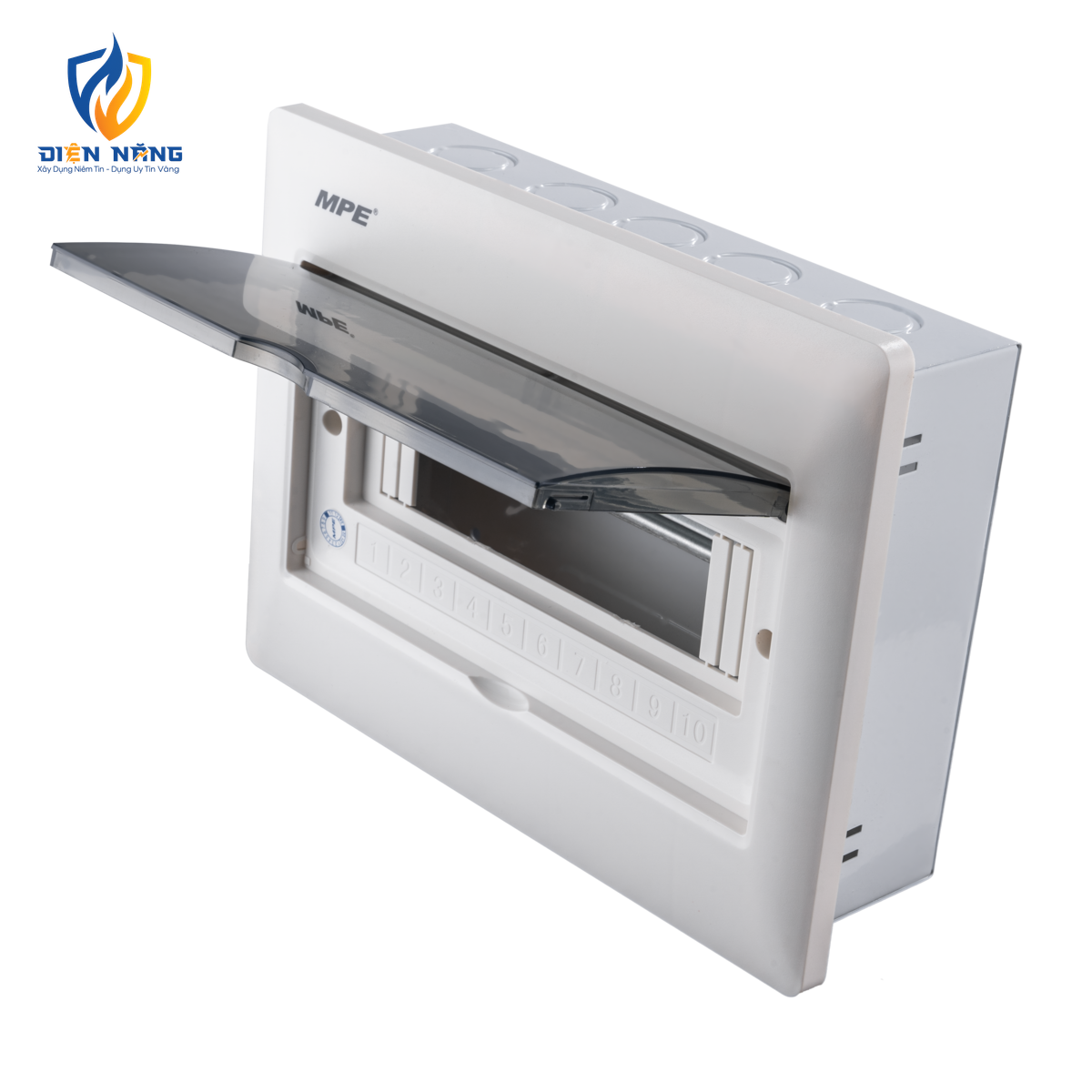 Tủ điện âm tường chứa MCB 7-10 cực mã TS-10 - anh 4