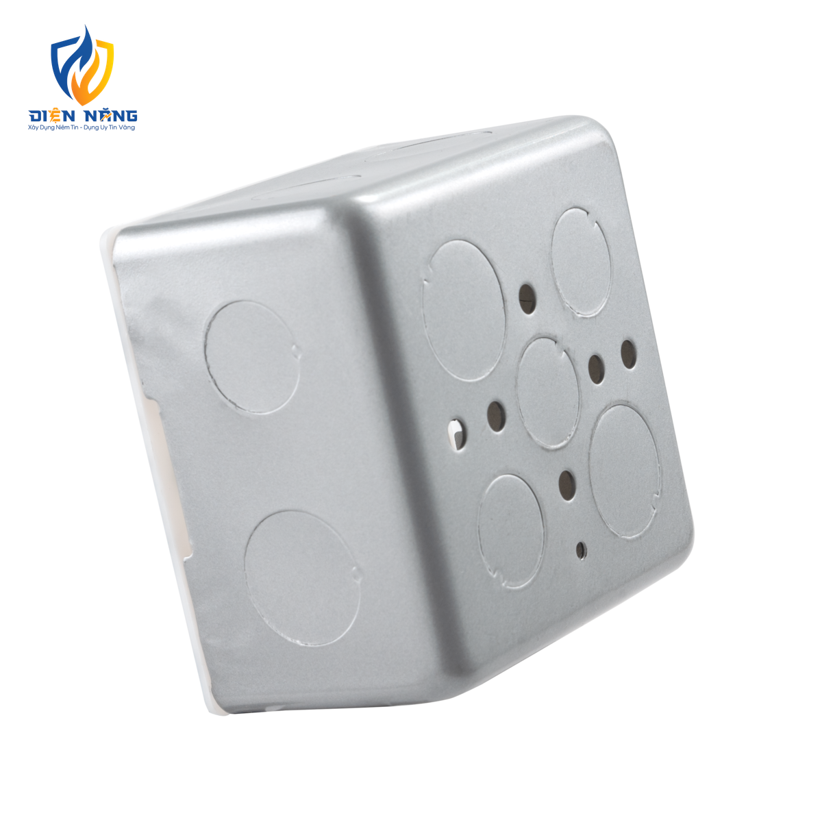 Đế sắt dùng cho Ổ cắm âm sàn KT100x100x60mm mã F115 - anh 2