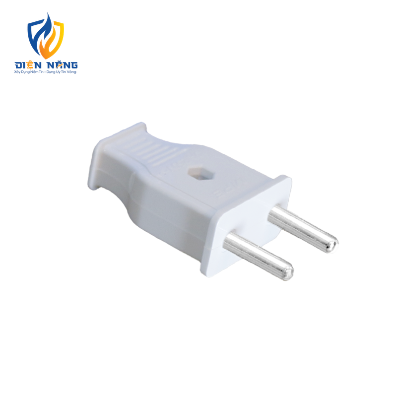 Phích cắm 2 chấu tròn 4.5mm, 10A-250V mã PL2 - anh 2