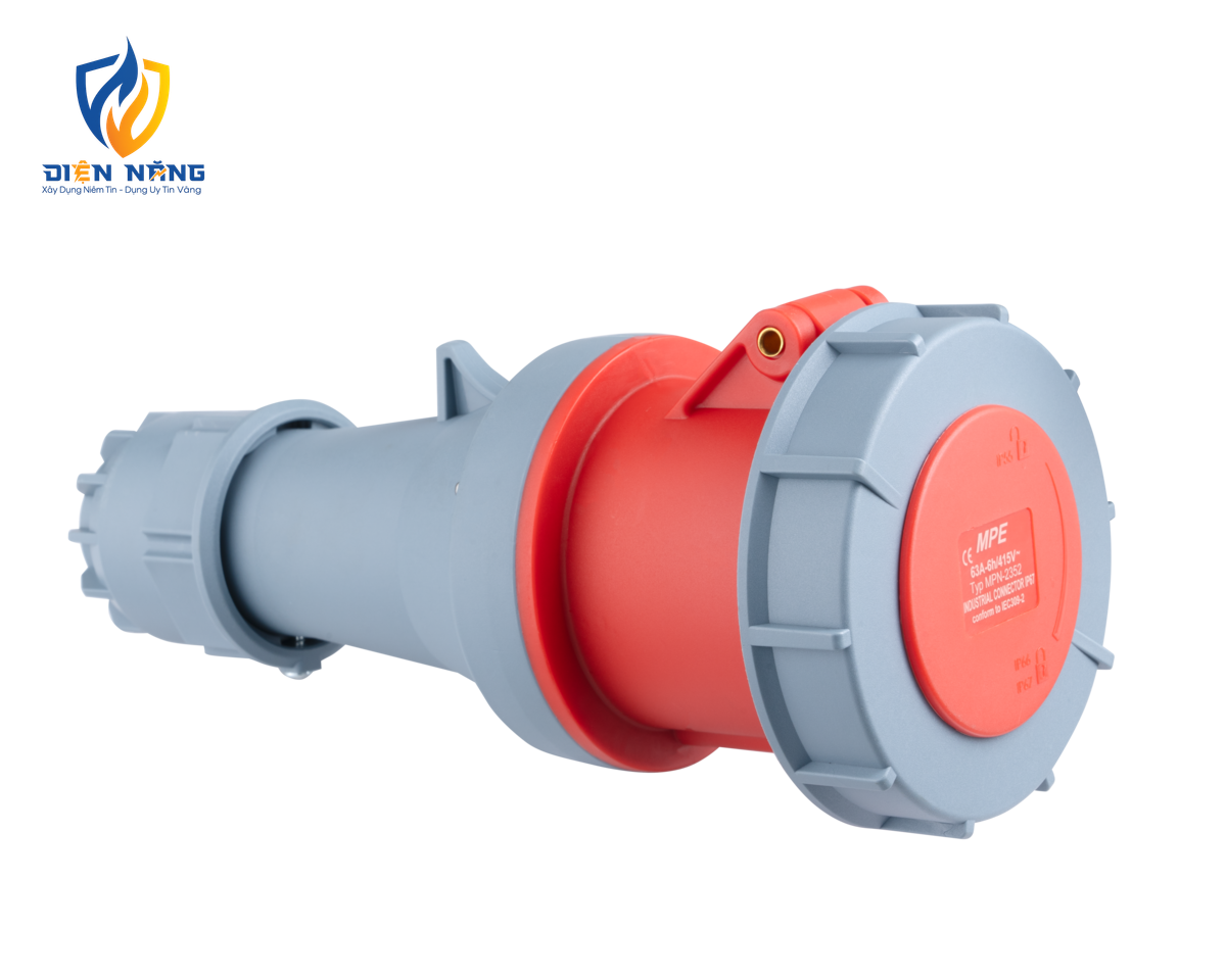 Ổ cắm di động có kẹp giữ dây 5 cực, 63A, IP67 mã MPN-2352 - anh 2
